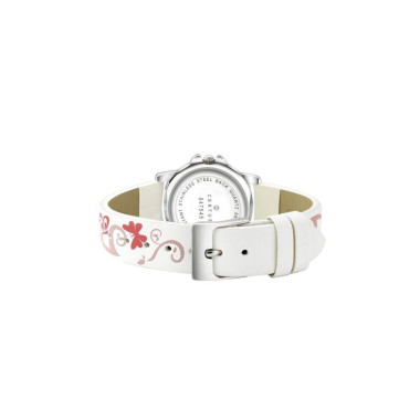 Montre CERTUS Papillon Enfant Bracelet Simili Cuir Blanc - 647545