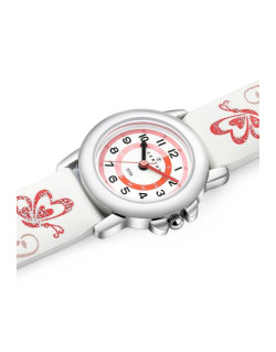 Montre CERTUS Papillon Enfant Bracelet Simili Cuir Blanc - 647545