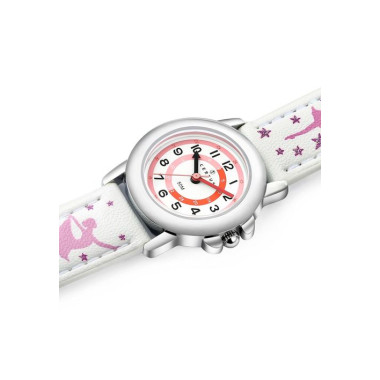 Montre CERTUS Danceuse Enfant Bracelet Simili Cuir Blanc - 647614