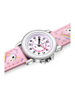 Montre CERTUS Licorne Enfant Bracelet Simili Cuir Rose - 647637