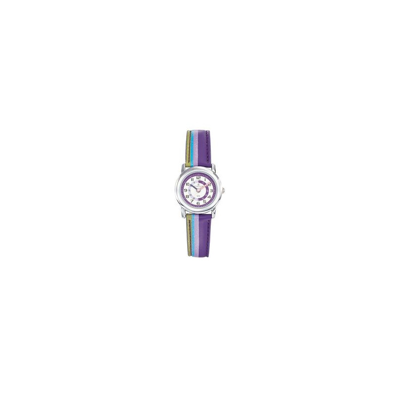 Montre CERTUS Enfant Bracelet Simili Cuir Violet - 647380