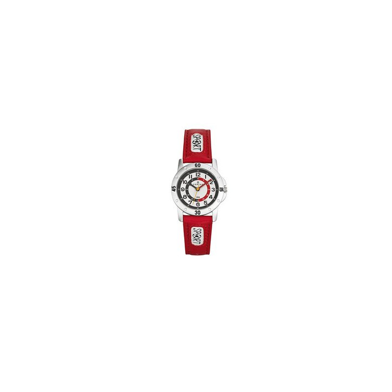 Montre CERTUS Enfant Bracelet Simili Cuir Rouge - 647542