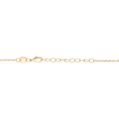 Collier AÉLYS en Plaqué Or avec Spinelle Vert - AE-C5SP0006
