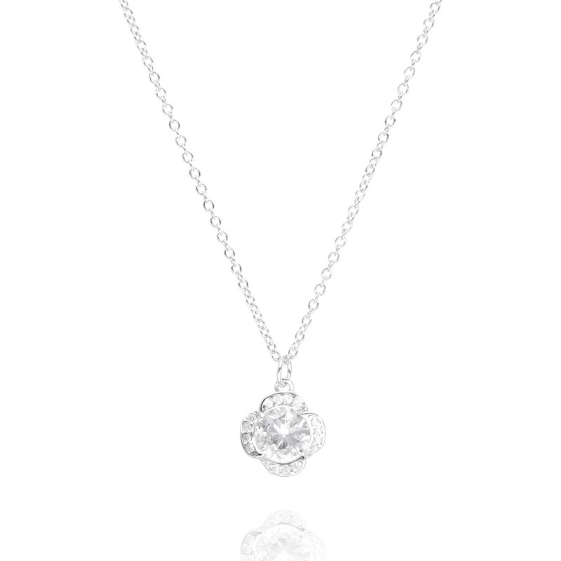 Collier Fleur AÉLYS en Argent 925/1000 et Oxydes - AE-C6OZ0269