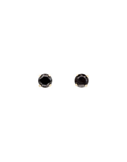 Boucles d'oreilles AÉLYS en Or 375/1000 avec Oxyde Noir - 5 mm - AE-B4OZ0119