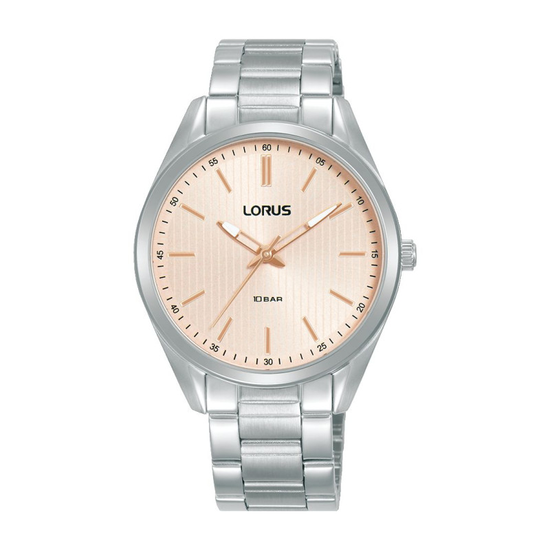 Montre LORUS Homme Cadran Rose Bracelet Acier - RG213WX9