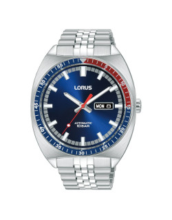 Montre Automatique LORUS Homme Cadran Bleu Bracelet Acier - RL445BX9