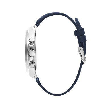 Montre TONY - LEE COOPER Homme Bracelet Cuir Bleu - LC07983.399
