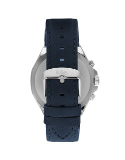 Montre TONY - LEE COOPER Homme Bracelet Cuir Bleu - LC07983.399