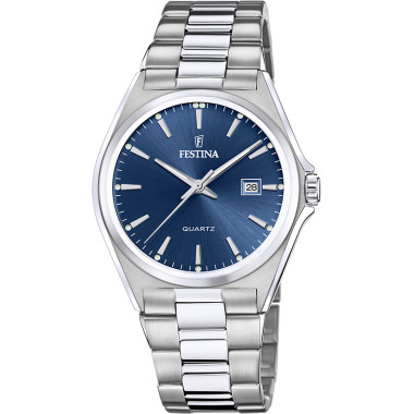 Montre ACERO - FESTINA Homme Cadran Bleu Bracelet Acier - F20552/3