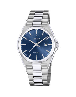 Montre ACERO - FESTINA Homme Cadran Bleu Bracelet Acier - F20552/3