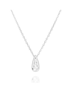 Collier Trilogie AÉLYS en Argent 925/1000 avec Oxydes - AE-C6OZ0304