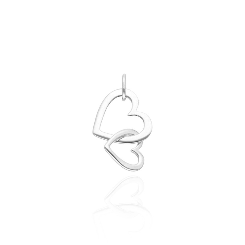 Pendentif Cœurs Entrelacés AÉLYS en Argent 925/1000 - AE-P60049