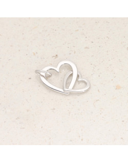 Pendentif Cœurs Entrelacés AÉLYS en Argent 925/1000 - AE-P60049