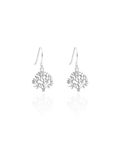 Boucles d'oreilles Arbre de Vie AÉLYS en Argent 925/1000 - AE-B60255