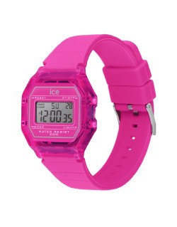 Montre ICE DIGIT RETRO - ICE WATCH Femme Bracelet Silicone Rose - 022887