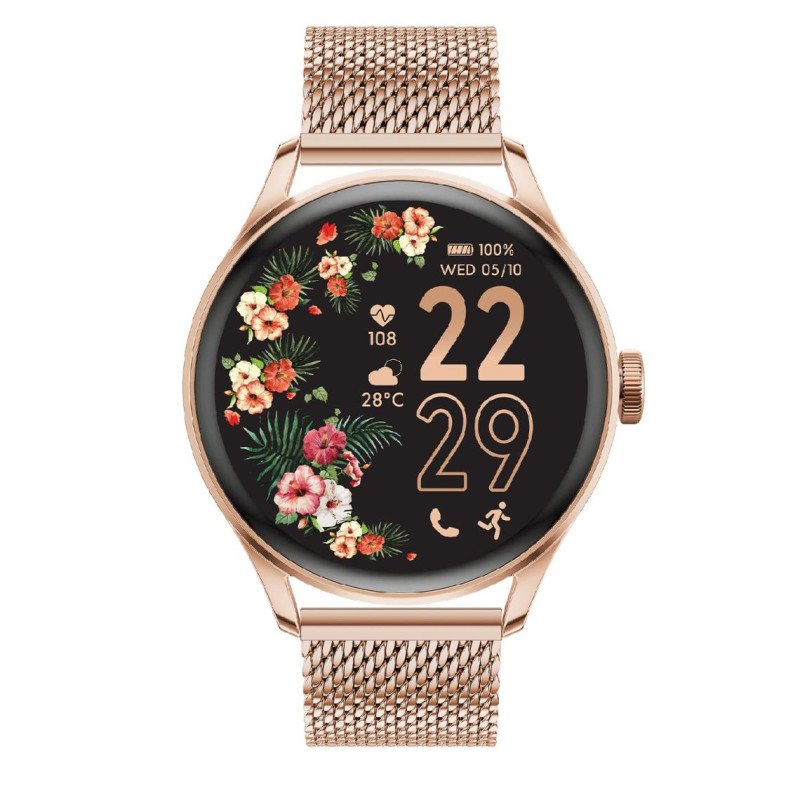 Montre Connectée ICE SMART - ICE WATCH Femme Bracelet Métal Rose Doré - 023394