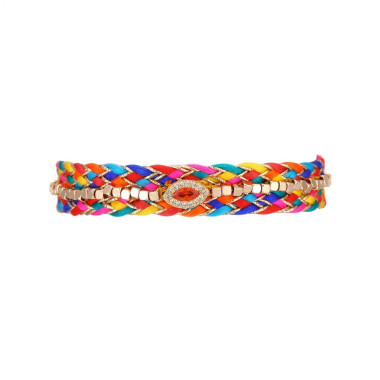 Bracelet PAVANA - HIPANEMA avec Fils Multicolores - E24SPAVAMUL