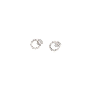 Boucles d'oreilles AGATHA en Argent 925/1000 et Oxydes - 02321297-136-TU