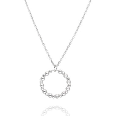 Collier Cercle Boules AÉLYS en Argent 925/1000 - AE-C60211