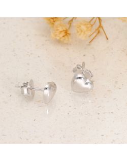 Boucles d'oreilles Cœur AÉLYS en Argent 925/1000 - AE-B60266