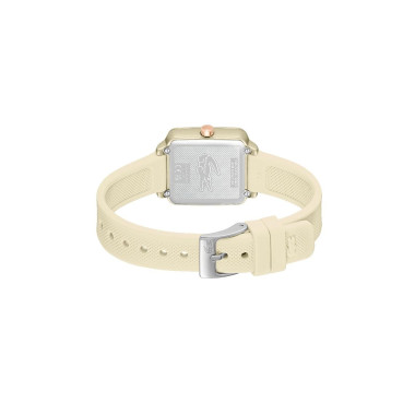 Montre LACOSTE.12.12 Femme Bracelet Silicone Beige - 2001385