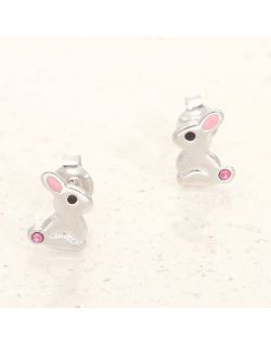 Boucles d'oreilles Lapin AÉLYS Enfant en Argent 925/1000 - AE-B60079