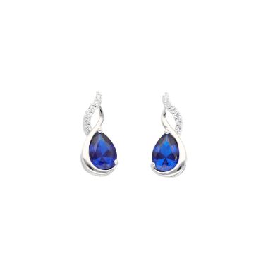 Boucles d'oreilles AÉLYS en Argent 925/1000 et Oxyde - AE-B6OZ0007