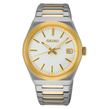 Montre SPORT - SEIKO Homme Bracelet Acier Bicolore - SUR558P1