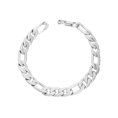 Bracelet ETIKA en Acier Maille Alternée - AE-BR70200