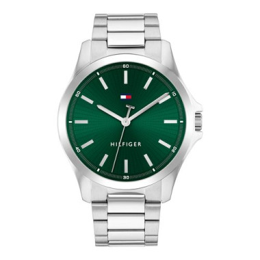 Montre BRUCE - TOMMY HILFIGER Homme Cadran Vert Bracelet Acier - 1710672