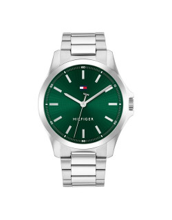 Montre BRUCE - TOMMY HILFIGER Homme Cadran Vert Bracelet Acier - 1710672