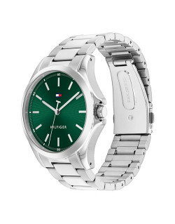 Montre BRUCE - TOMMY HILFIGER Homme Cadran Vert Bracelet Acier - 1710672