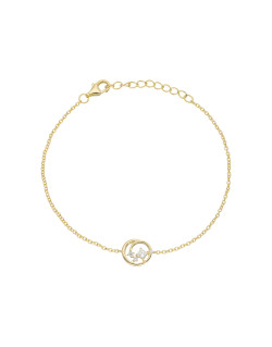Bracelet ABELLION en Argent 925/1000 Jaune avec Oxydes - AE-BR6OZ0205