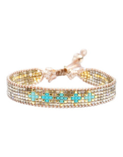 Bracelet OCEAN PARADISE - BELLE MAIS PAS QUE avec Perles de Miyuki - OCPA-B2066TU