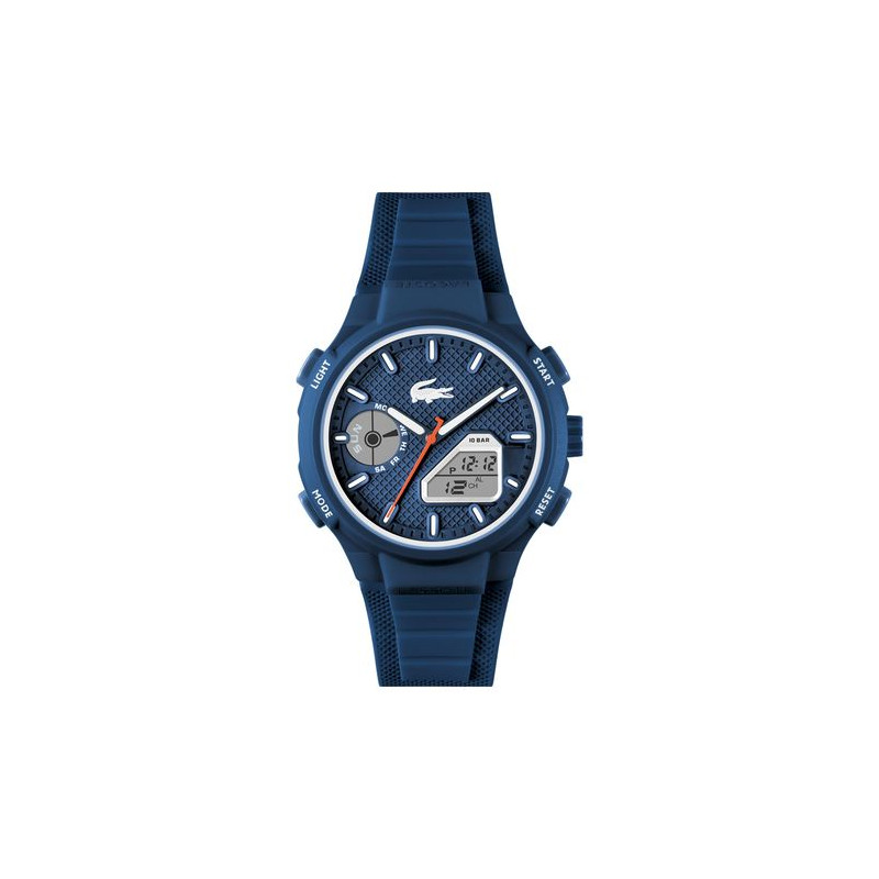 Montre LACOSTE Homme Bracelet Silicone Bleu - 2011370