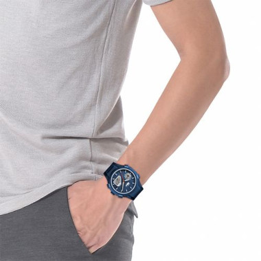 Montre LACOSTE Homme Bracelet Silicone Bleu - 2011370