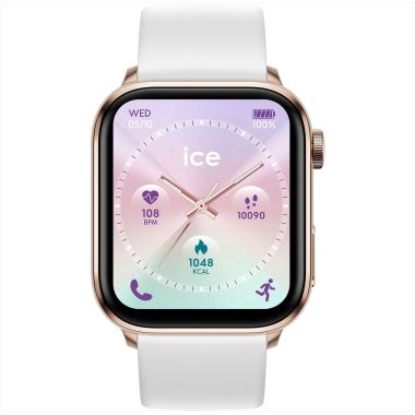 Montre Connectée ICE SMART 3.0 - ICE WATCH Femme Bracelet Silicone Blanc - 024302