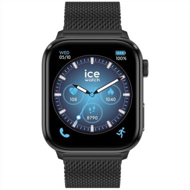 Montre Connectée ICE SMART 3.0 - ICE WATCH Mixte Bracelet Métal Noir - 024300