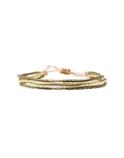 Bracelet Mia MY EVER GREEN - BELLE MAIS PAS QUE avec Perles de Miyuki - EVGR-B2308GR