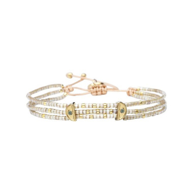 Bracelet Ena MY EVER GREEN - BELLE MAIS PAS QUE avec Perles de Miyuki - EVGR-B2441GR