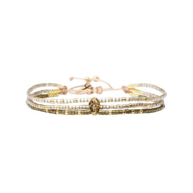 Bracelet Maya MY EVER GREEN - BELLE MAIS PAS QUE avec Perles de Miyuki - EVGR-B2442GR