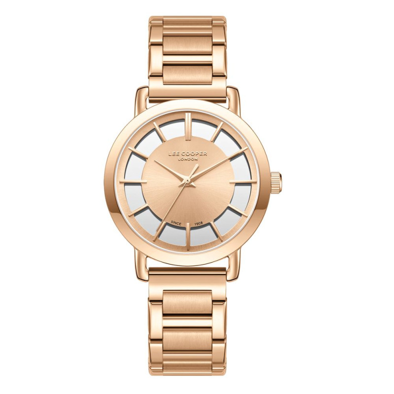 Montre CHERYL - LEE COOPER Femme Bracelet Métal Rose - LC08037.410