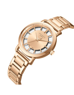 Montre CHERYL - LEE COOPER Femme Bracelet Métal Rose - LC08037.410