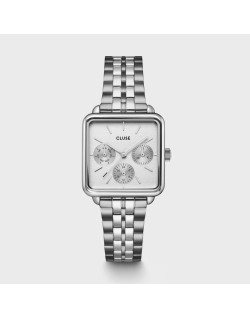 Montre TETRAGONE MULTIFONCTION - CLUSE Femme Bracelet Acier - CW13802