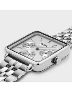 Montre TETRAGONE MULTIFONCTION - CLUSE Femme Bracelet Acier - CW13802