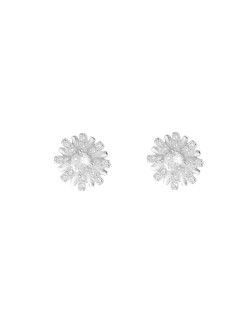 Boucles d'oreilles Fleur AÉLYS en Argent 925/1000 avec Oxydes - AE-B6OZ0500