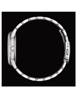 Montre Eco-drive CLASSIC ELEGANT - CITIZEN Homme Cadran Noir Bracelet Acier Gris - AW0100-86EE