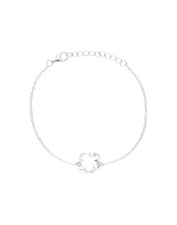 Bracelet AÉLYS en Argent 925/1000 avec Oxydes et Perles d'Eau Douce Blanches - AE-BR6OZ0219