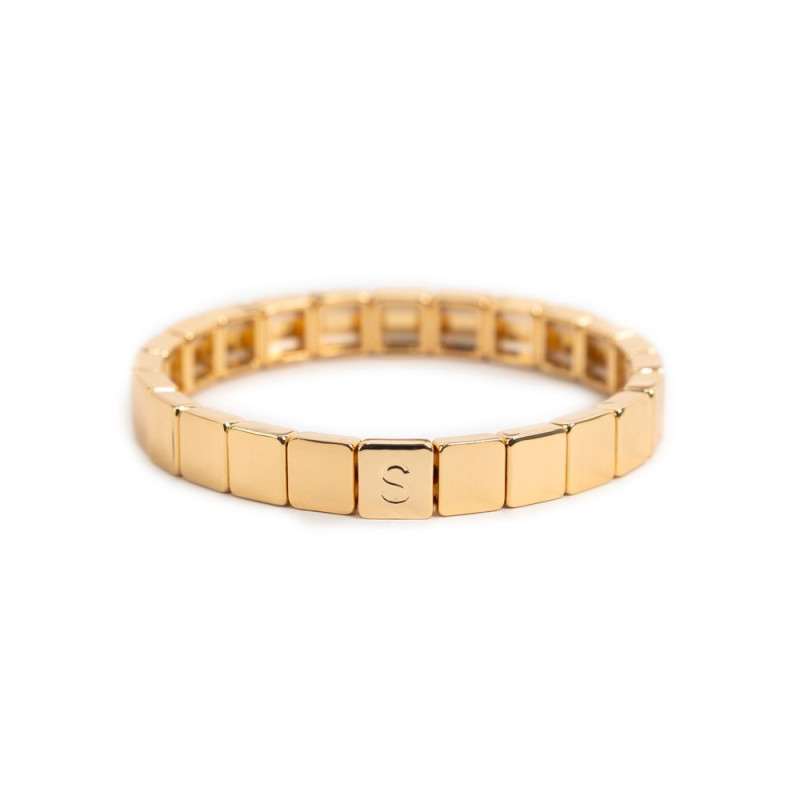 Bracelet COLORTWIST-2 - SIMONE A BORDEAUX Gold